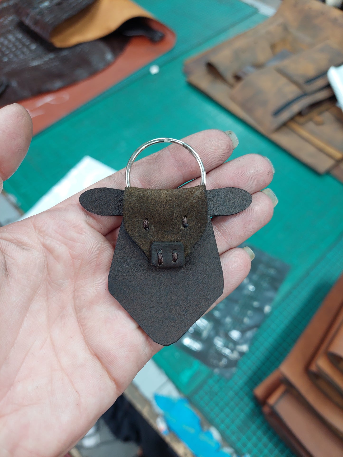 Cattle keychain - Maka Leathergoods