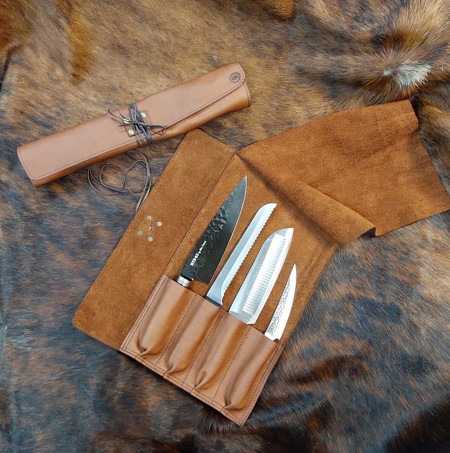 Leather Tea-Towel wrap - Maka Leathergoods