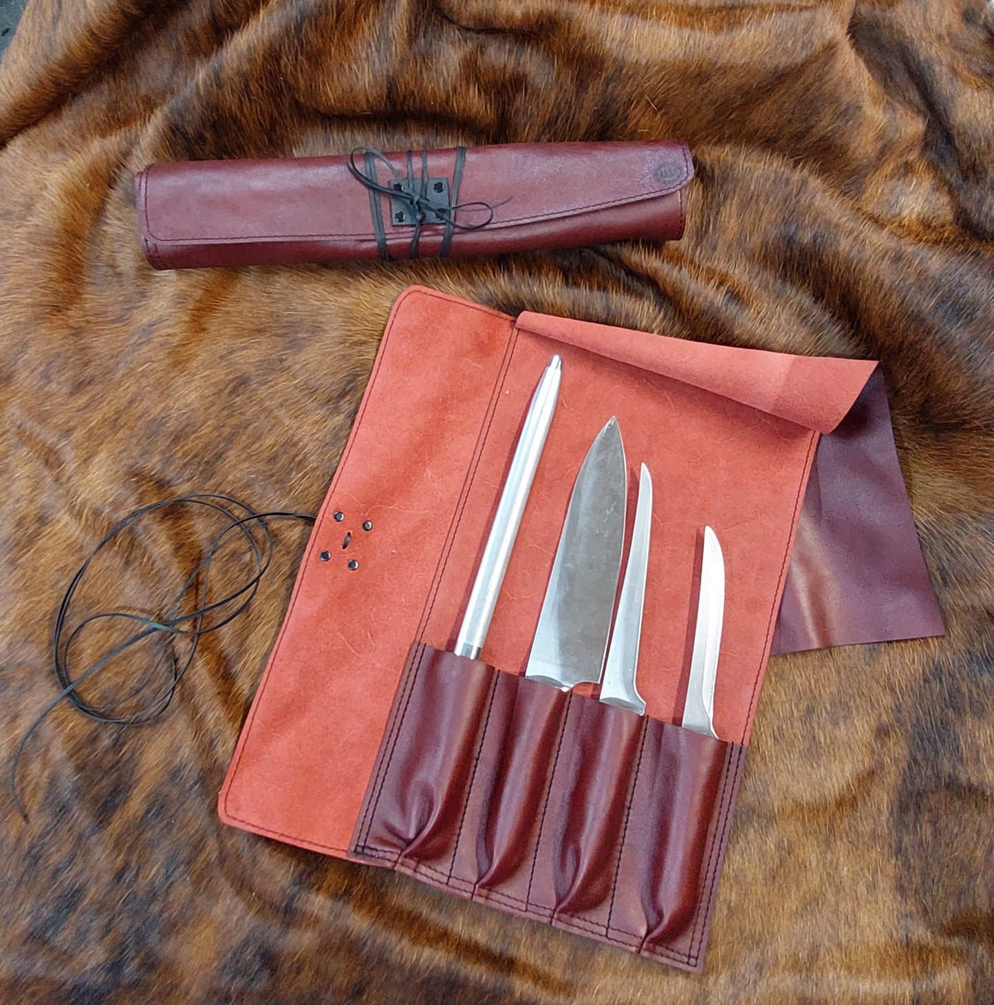 Leather Tea-Towel wrap - Maka Leathergoods