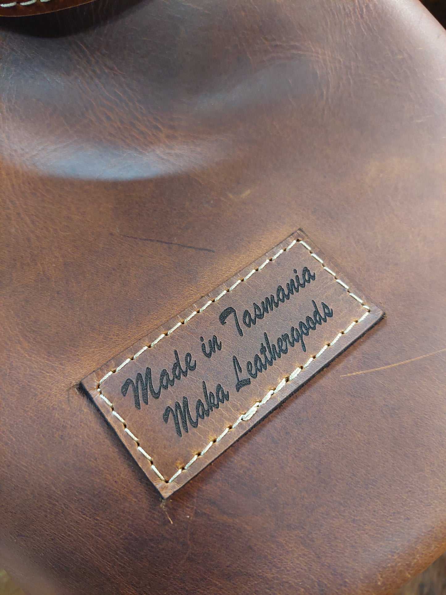 Drawstring Leather Bag - Maka Leathergoods