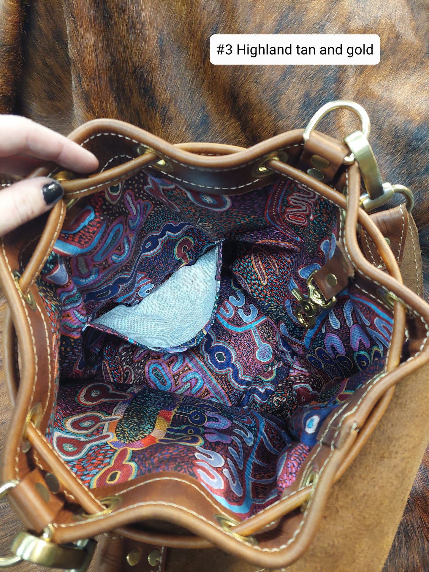 Drawstring Leather Bag - Maka Leathergoods