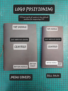 Bulk Engraving (FOR MENU COVERS) A4 & A5