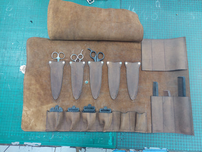 Barbers tool roll - Maka Leathergoods