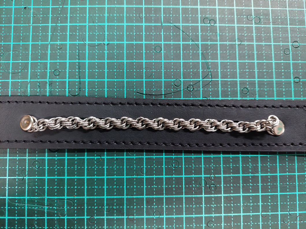 Leather and Chainmail cuff