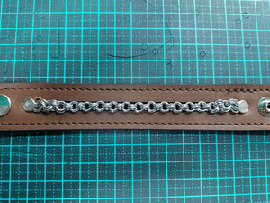 Leather and Chainmail cuff